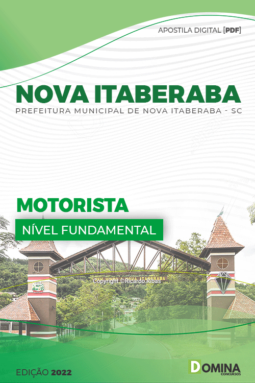 Apostila Digital Pref Nova Itaberaba SC 2022 Motorista