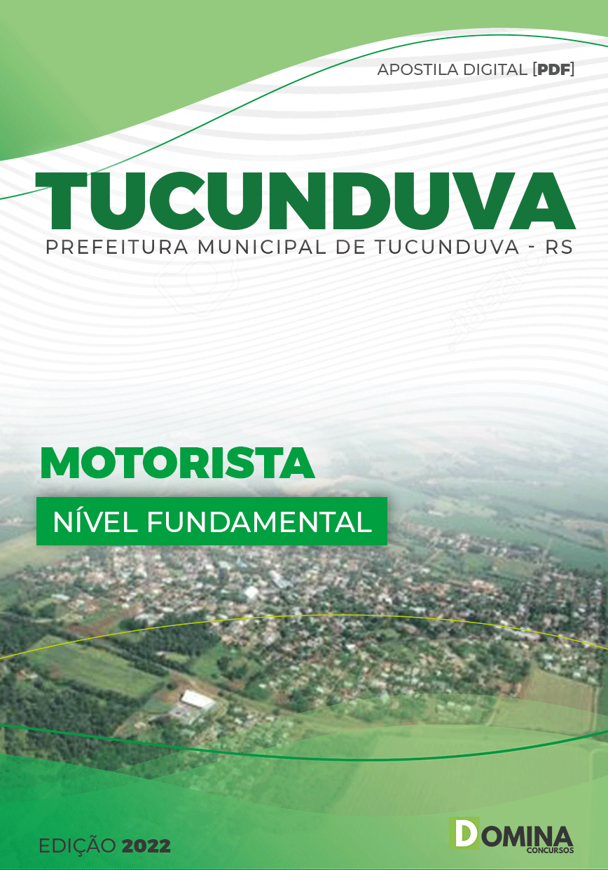 Apostila Concurso Pref Tucunduva RS 2022 Motorista