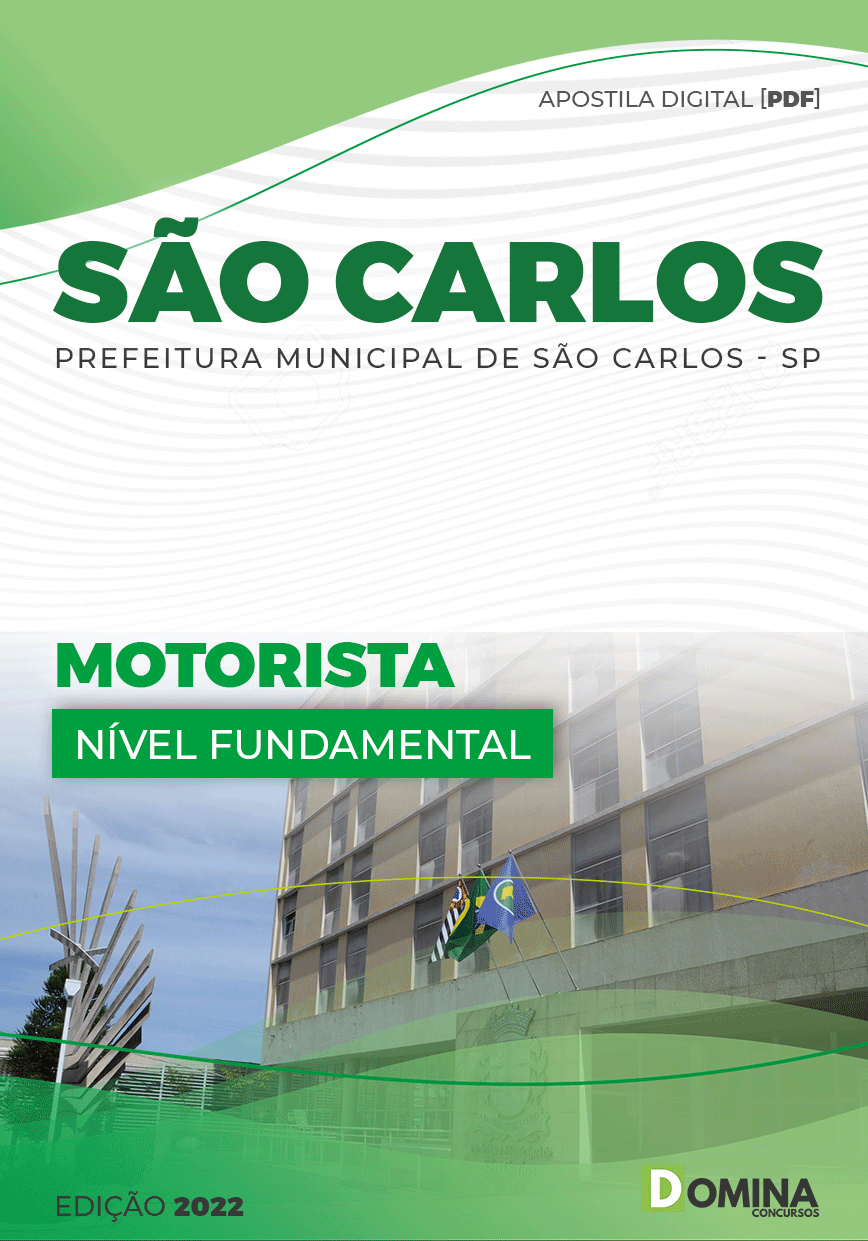 Apostila Digital Concurso Pref São Carlos SP 2022 Motorista