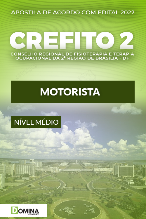 Apostila Digital Concurso CREFITO 2 2022 Motorista