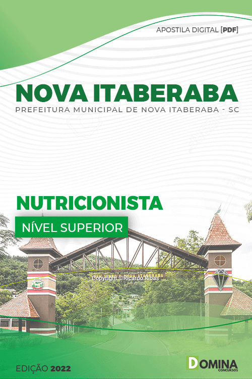 Apostila Pref Nova Itaberaba SC 2022 Nutricionista