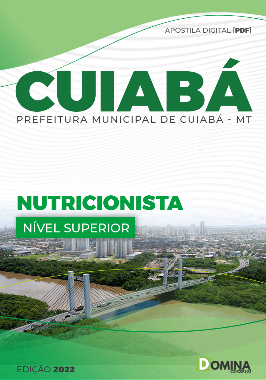 Apostila Concurso Pref Cuiabá MT 2022 Nutricionista