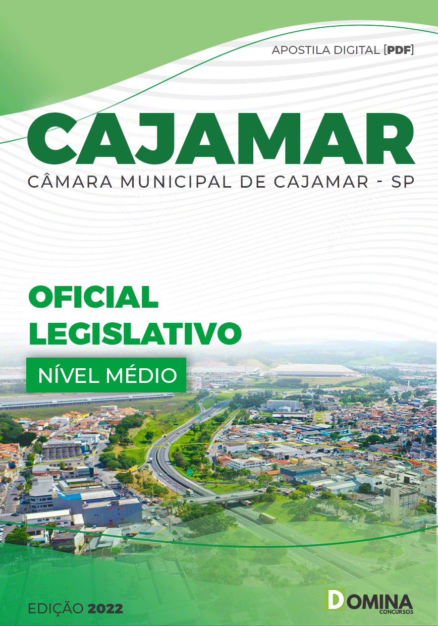 Apostila Câmara Cajamar SP 2022 Oficial Legislativo