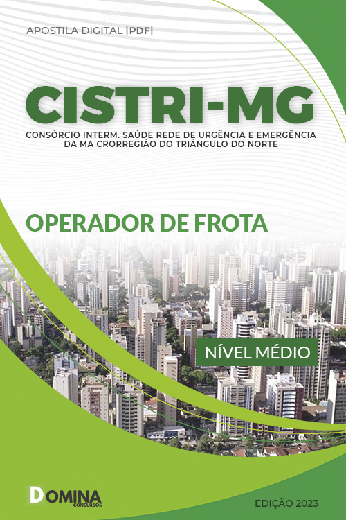 Apostila Digital Concurso CISTRI MG 2022 Operador Frota