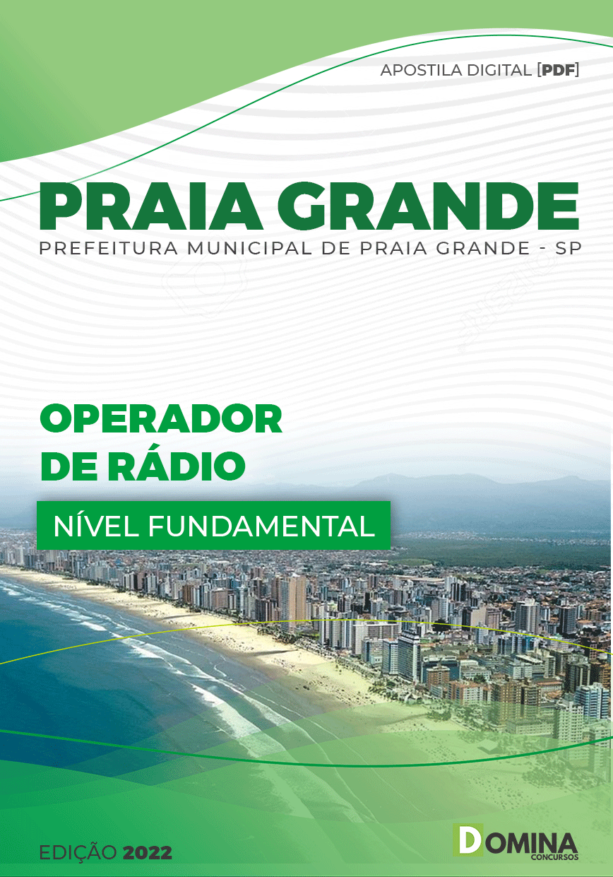 Apostila Pref Praia Grande SC 2022 Operador Rádio