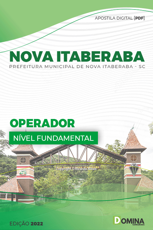 Apostila Digital Pref Nova Itaberaba SC 2022 Operador