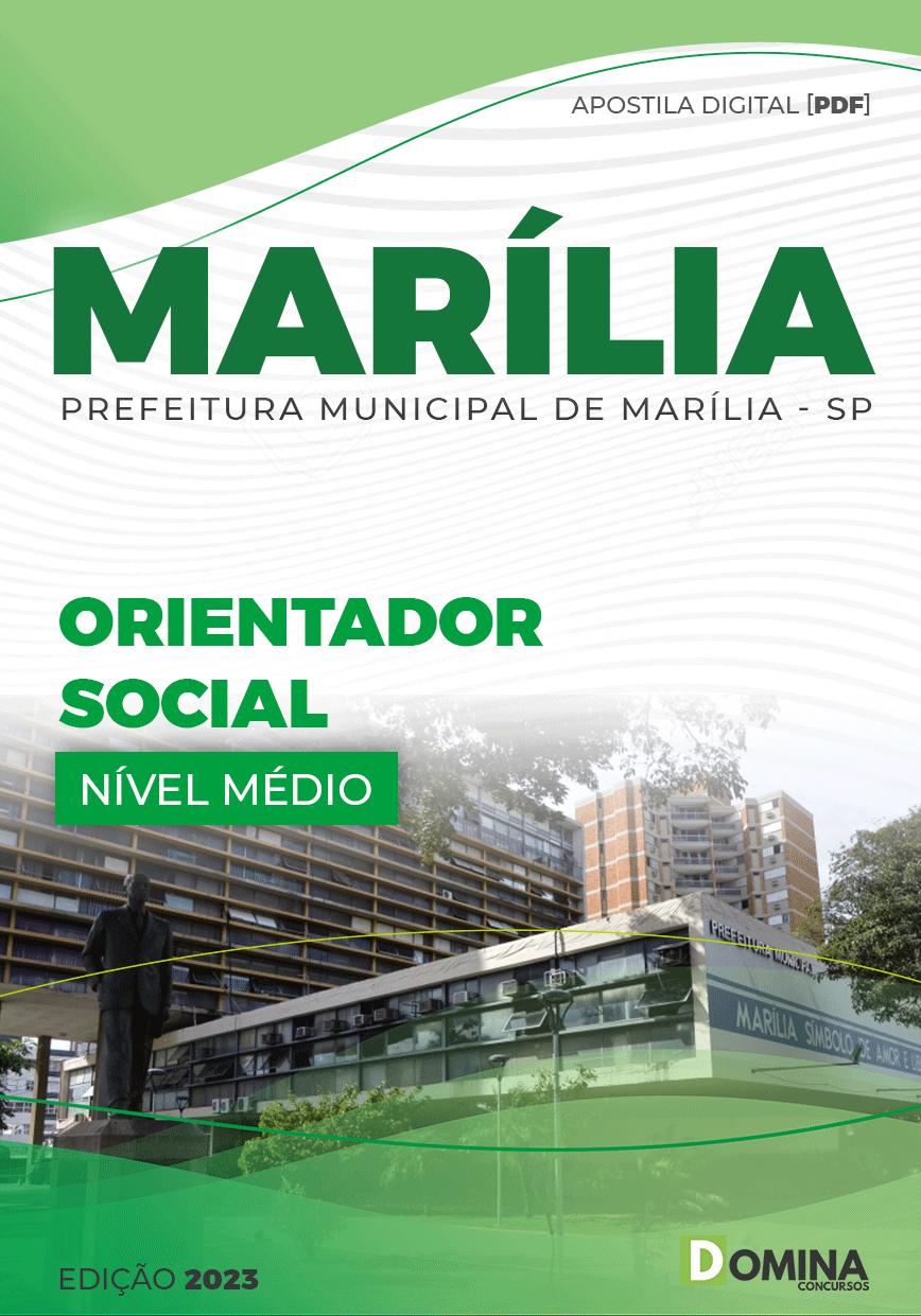 Apostila Concurso Pref Marília SP 2022 Orientador Social