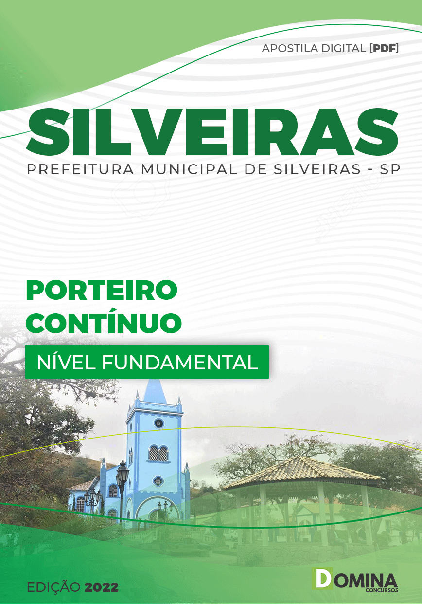 Apostila Digital Concurso Pref Silveiras SP 2022 Porteiro Contínuo