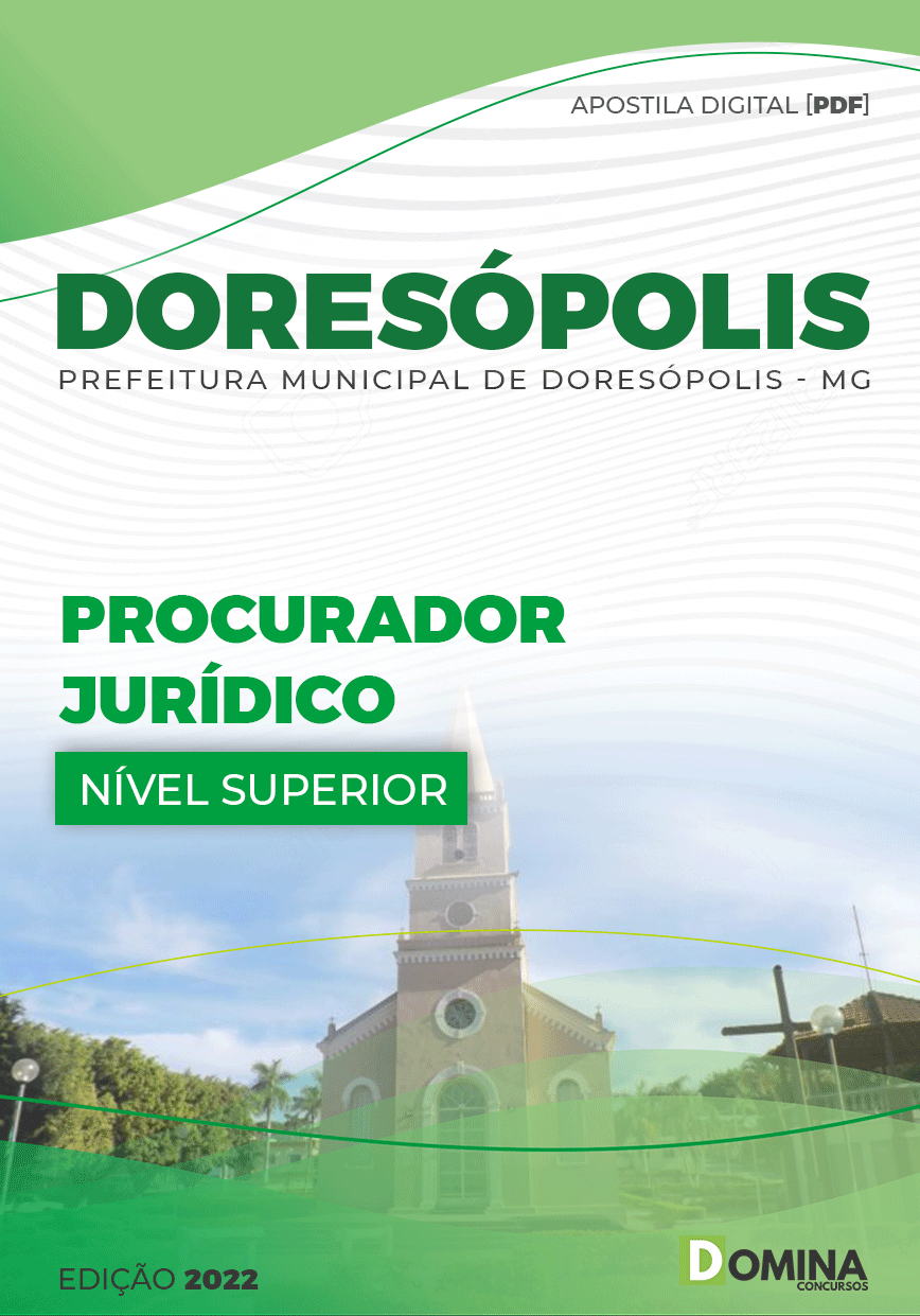 Apostila Pref Doresópolis MG 2022 Procurador Jurídico