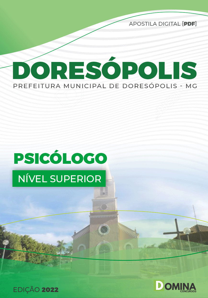 Apostila Concurso Pref Doresópolis MG 2022 Psicólogo