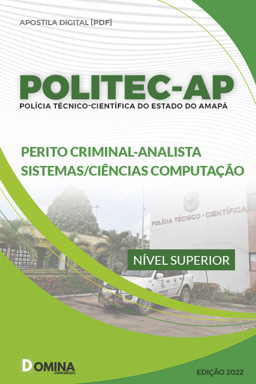 Apostila Politec AP 2022 Perito Analista Sistemas Ciências Computação