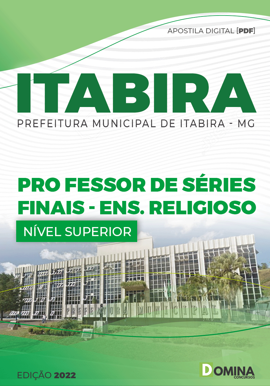 Apostila Pref Itabira MG 2022 Professor Séries Finais Ensino Religioso