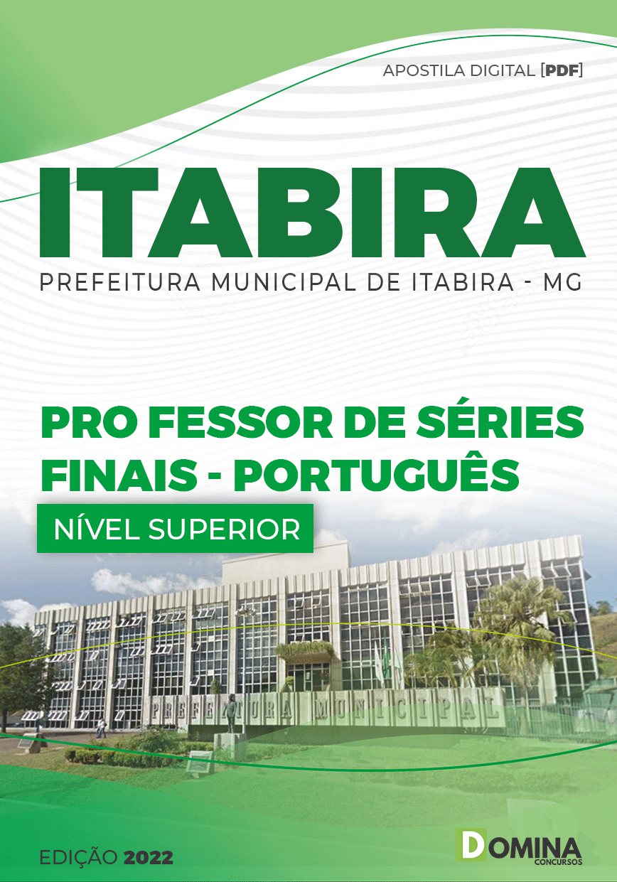 Apostila Pref Itabira MG 2022 Professor Séries Finais Português