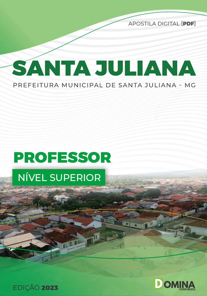 Apostila Digital Pref Santa Juliana MG 2022 Professor