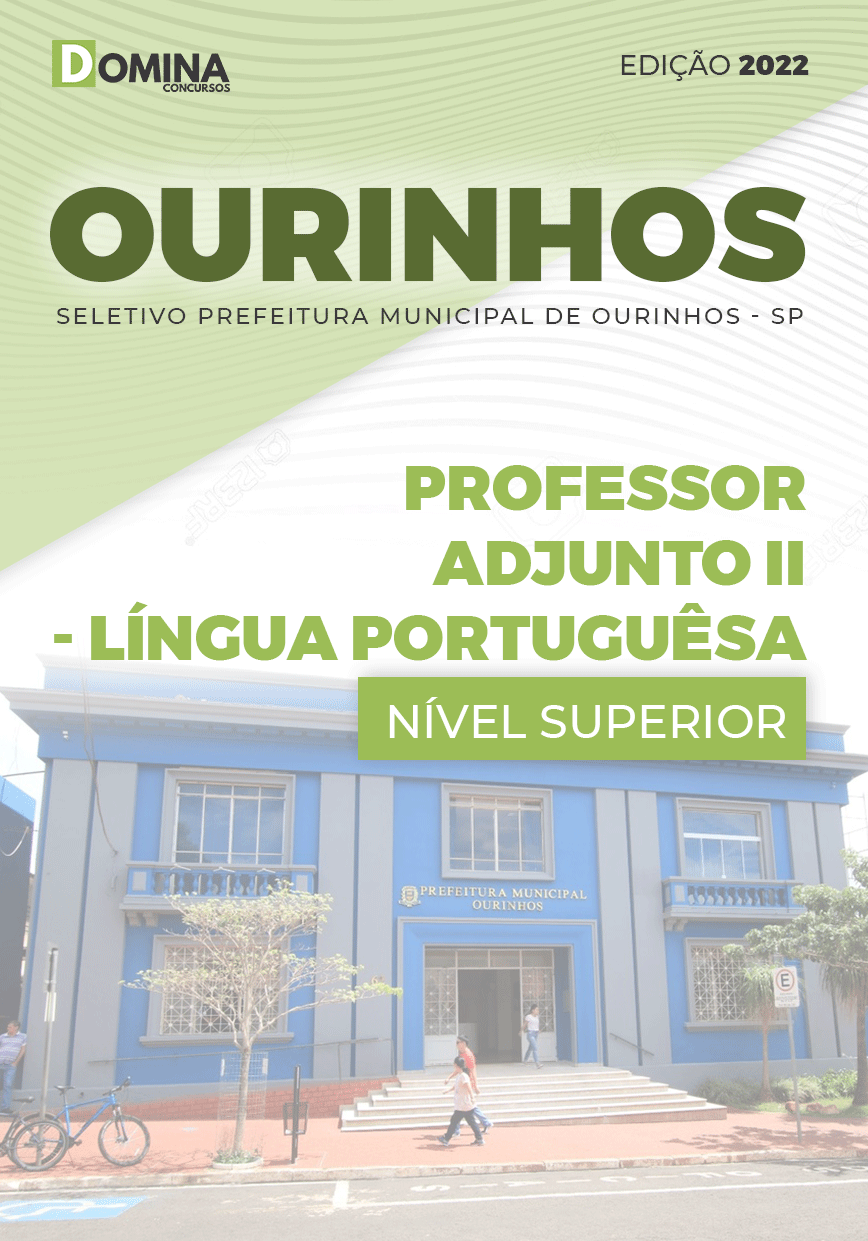 Apostila Pref Ourinhos SP 2022 Professor Adjunto II Língua Portuguesa