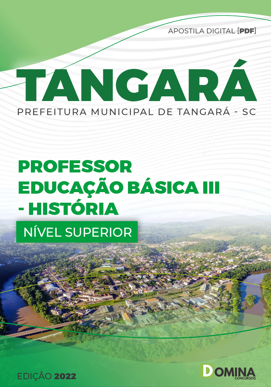 Apostila Pref Tangará SC 2022 Professor Ed Básica III História