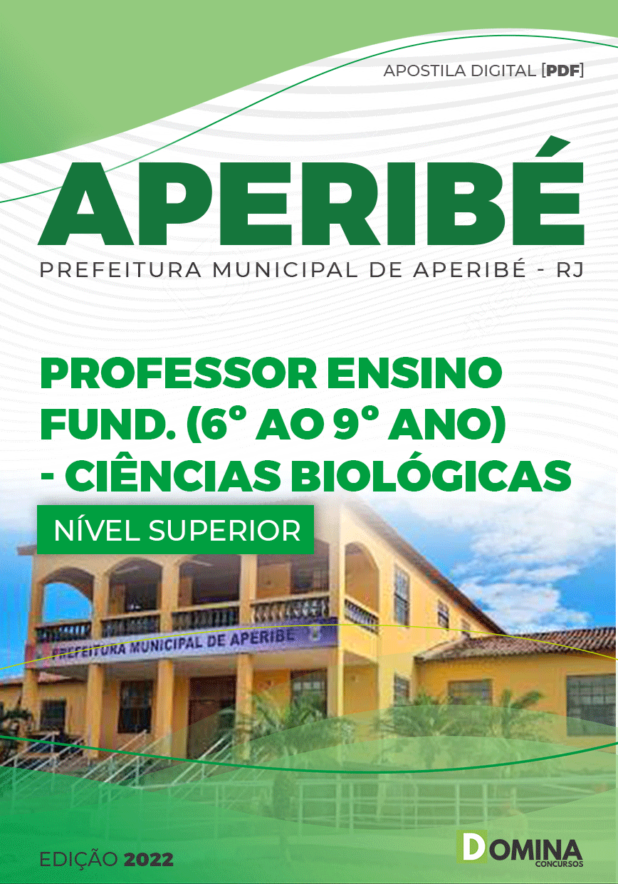 Apostila Pref Aperibé RJ 2022 Professor Ens Fund Ciências Biológicas