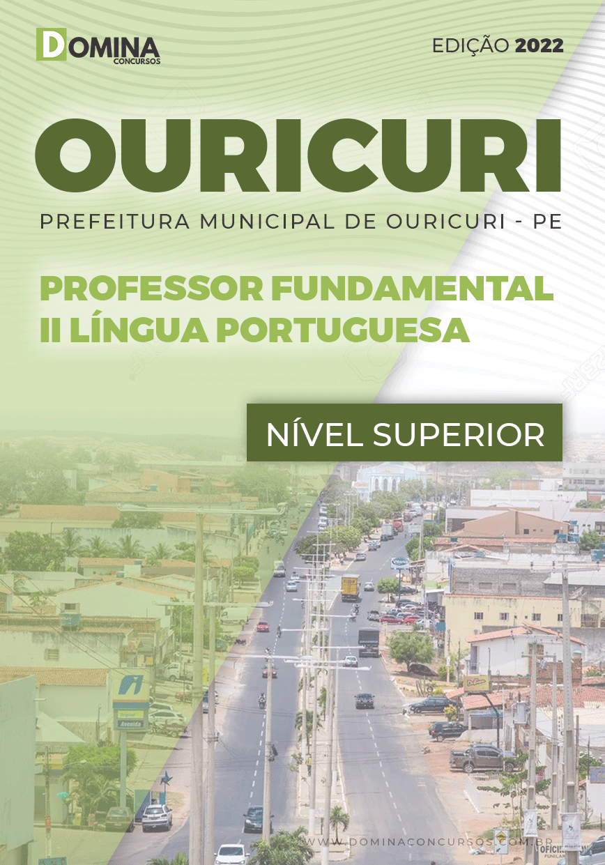 Apostila Pref Ouricuri PE 2022 Prof Fundamental II Língua Portuguesa