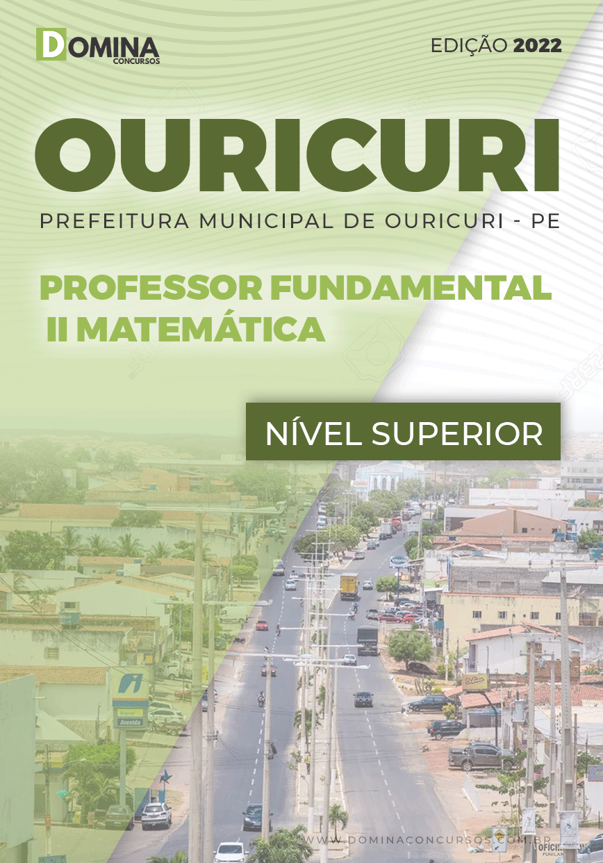Apostila Pref Ouricuri PE 2022 Prof Fundamental II Matemática