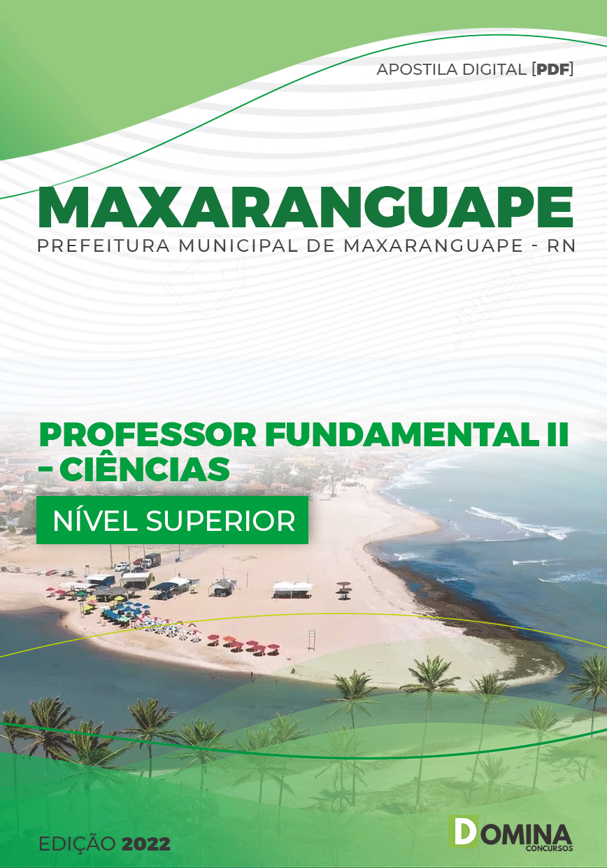 Apostila Pref Maxaranguape RN 2022 Professor Ens Fund II Ciências