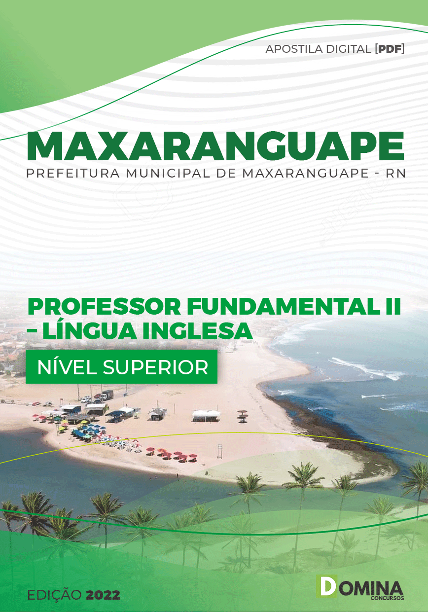 Apostila Pref Maxaranguape RN 2022 Professor Ens Fund II Inglês