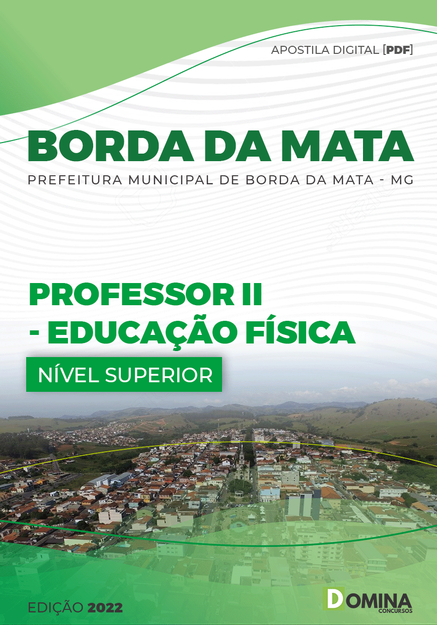 Apostila Pref Borda Mata MG 2022 Professor II Educação Física