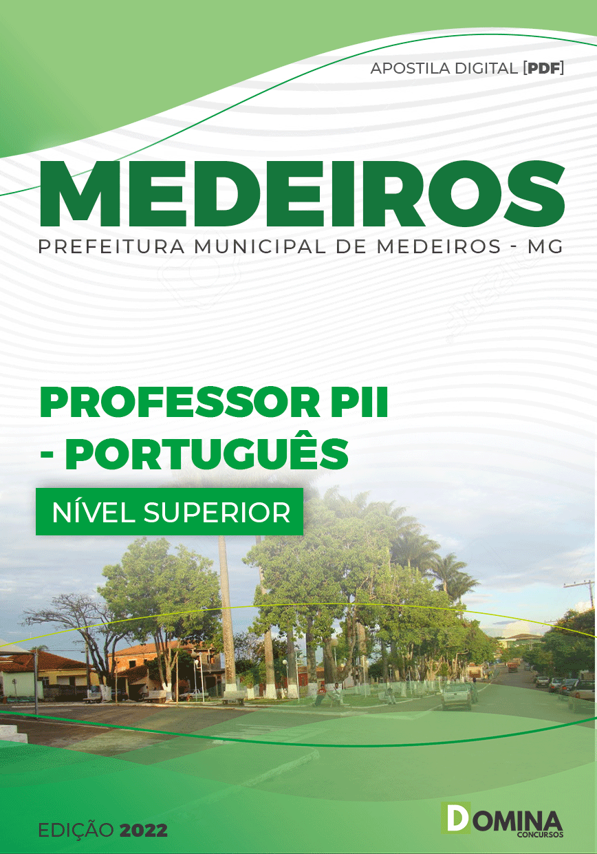Apostila Pref Medeiros MG 2022 Professor PII Português