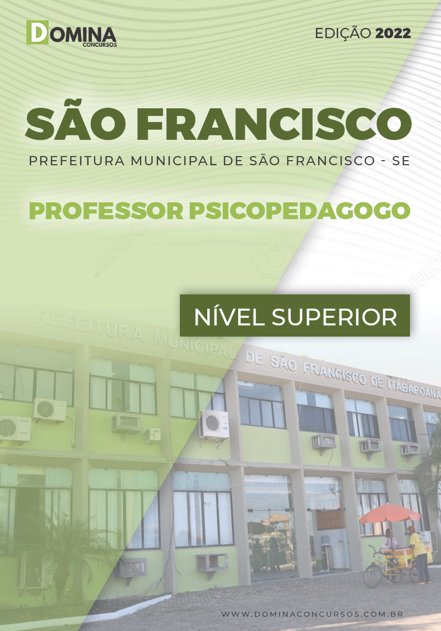 Apostila Pref São Francisco SE 2022 Professor Psicopedagogo