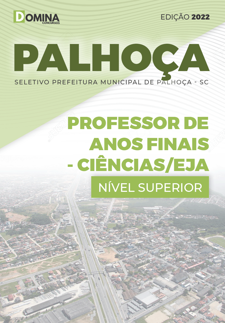 Apostila Pref Palhoça SC 2022 Professor Anos Finais Ciências