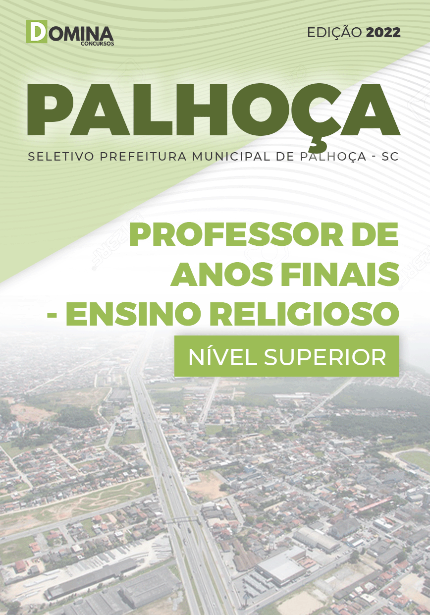 Apostila Pref Palhoça SC 2022 Professor Anos Finais Ensino Religioso