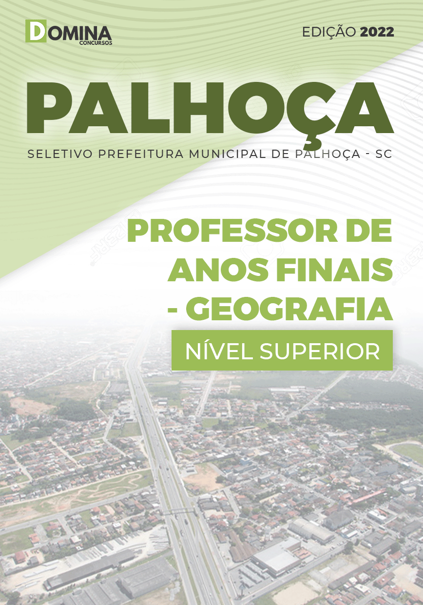 Apostila Pref Palhoça SC 2022 Professor Anos Finais Geografia