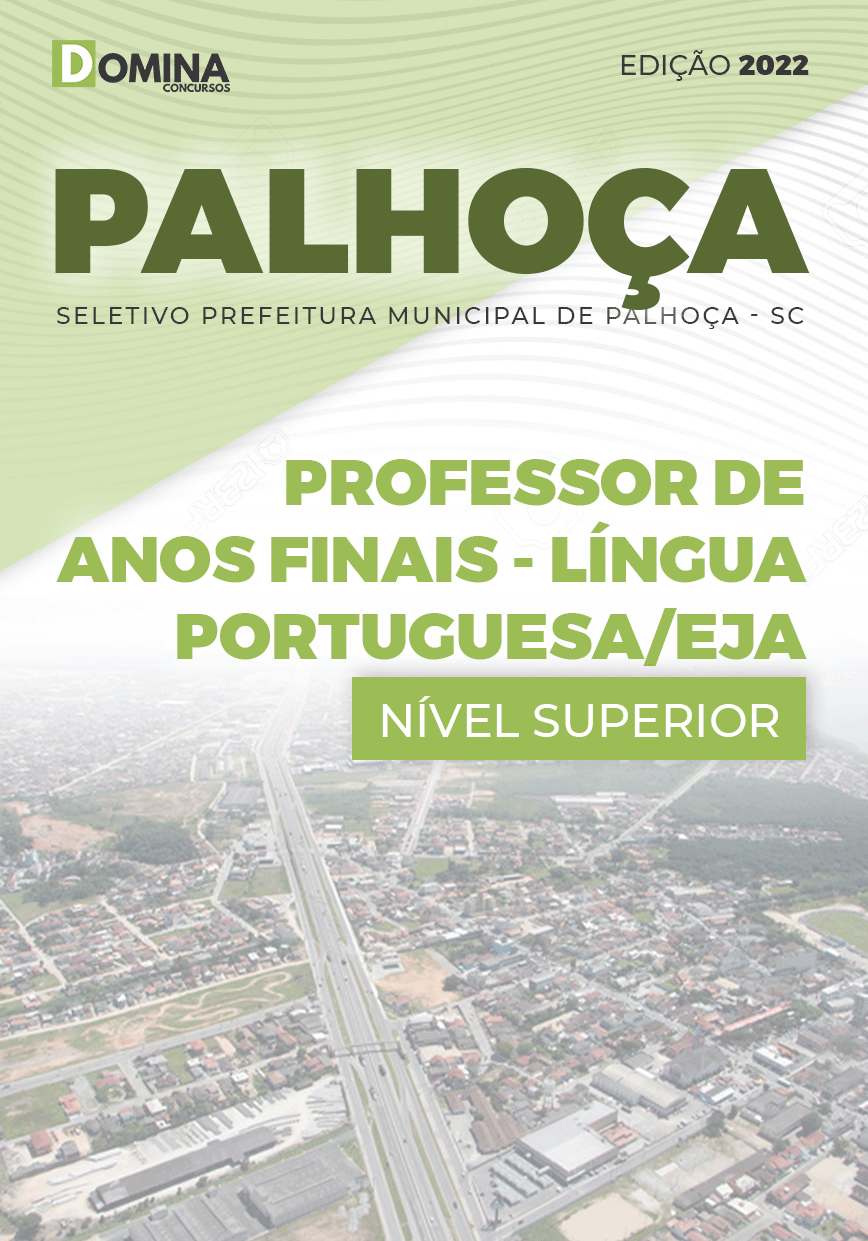 Apostila Pref Palhoça SC 2022 Professor Anos Finais Língua Portuguesa