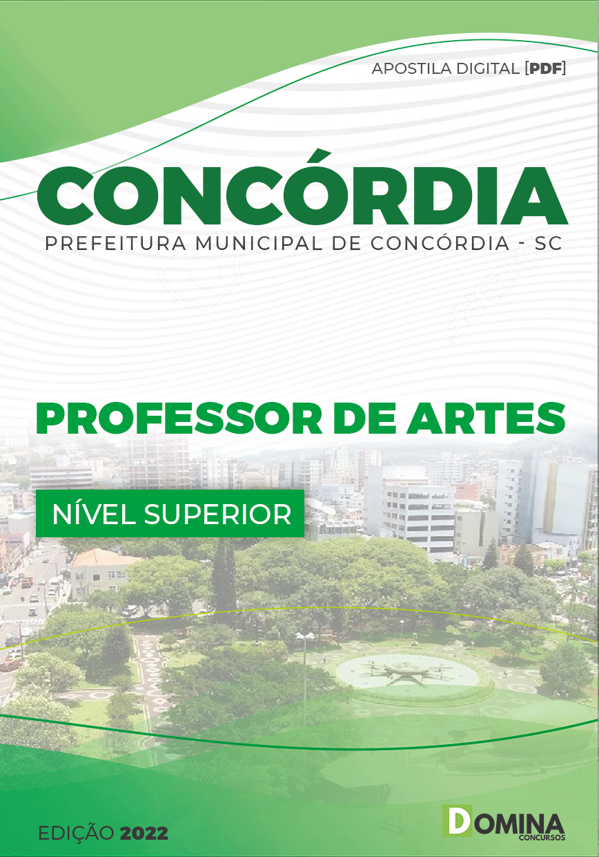 Apostila Digital Pref Concórdia SC 2022 Professor Artes