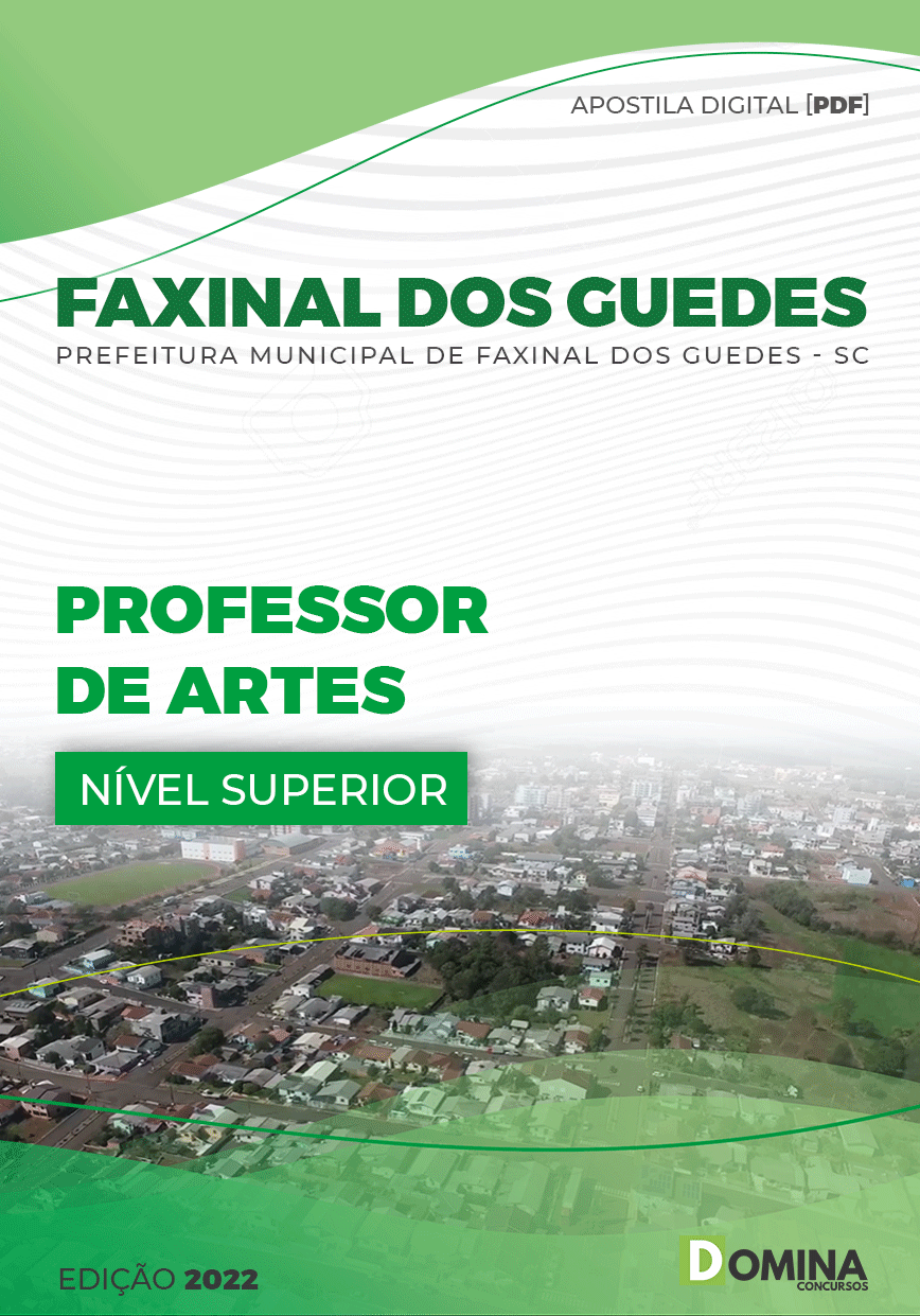 Apostila Pref Faxinal dos Guedes SC 2022 Professor Artes