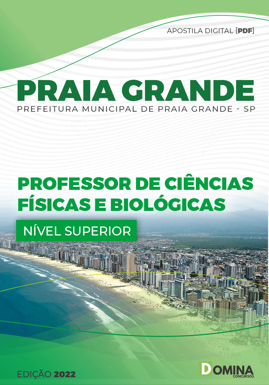 Apostila Pref Praia Grande SC 2022 Prof IV Ciências Físicas Biológicas