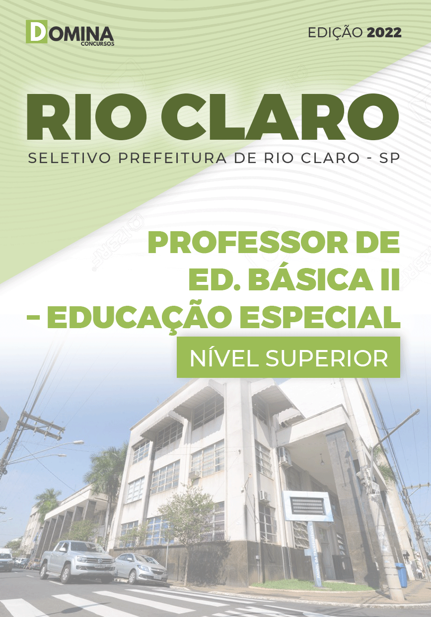 Apostila Pref Rio Claro SP 2022 Prof Educ Básica II Educação Especial