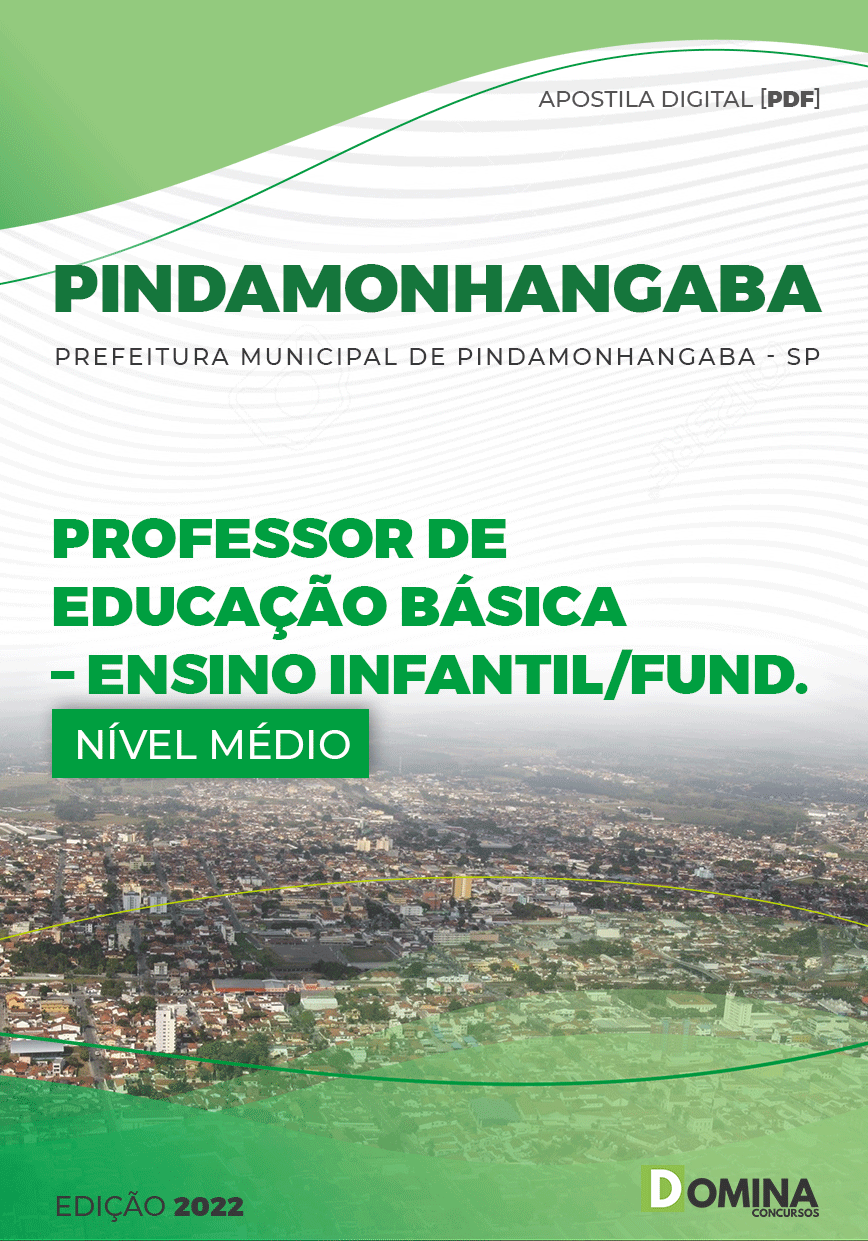 Apostila Pref Pindamonhangaba SP 2022 Prof Ed Básica Ensino Fund