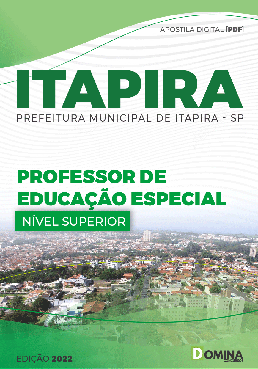 Apostila Pref Itapira SP 2022 Professor Educação Especial