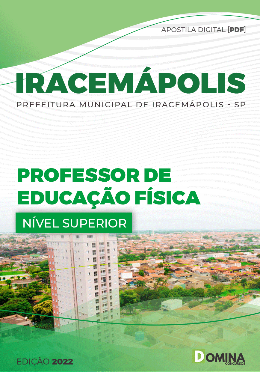 Apostila Pref Iracemápolis SP 2022 Professor Educação Física