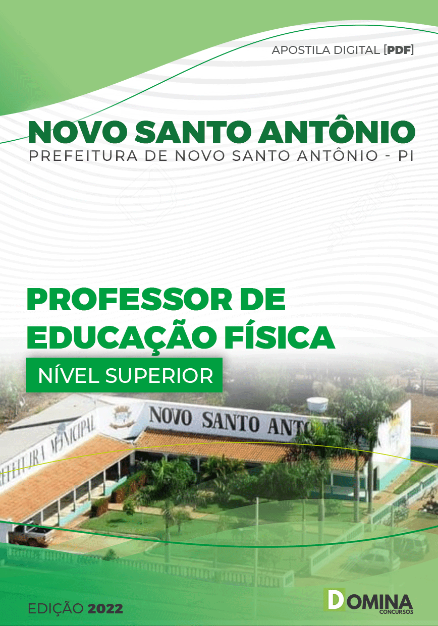 Apostila Pref Novo Santo Antonio PI 2022 Professor Educação Física