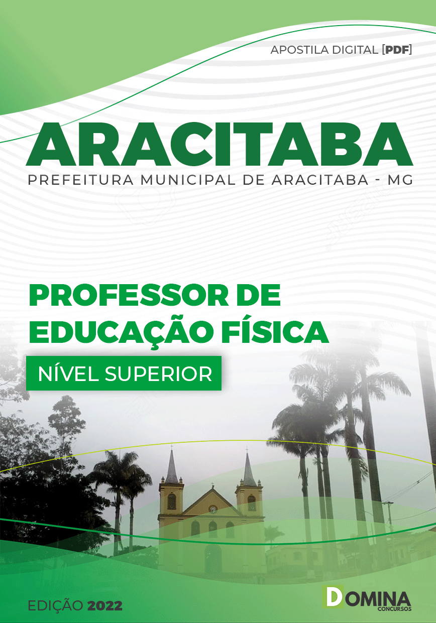 Apostila Pref Aracitaba MG 2022 Professor Educação Física