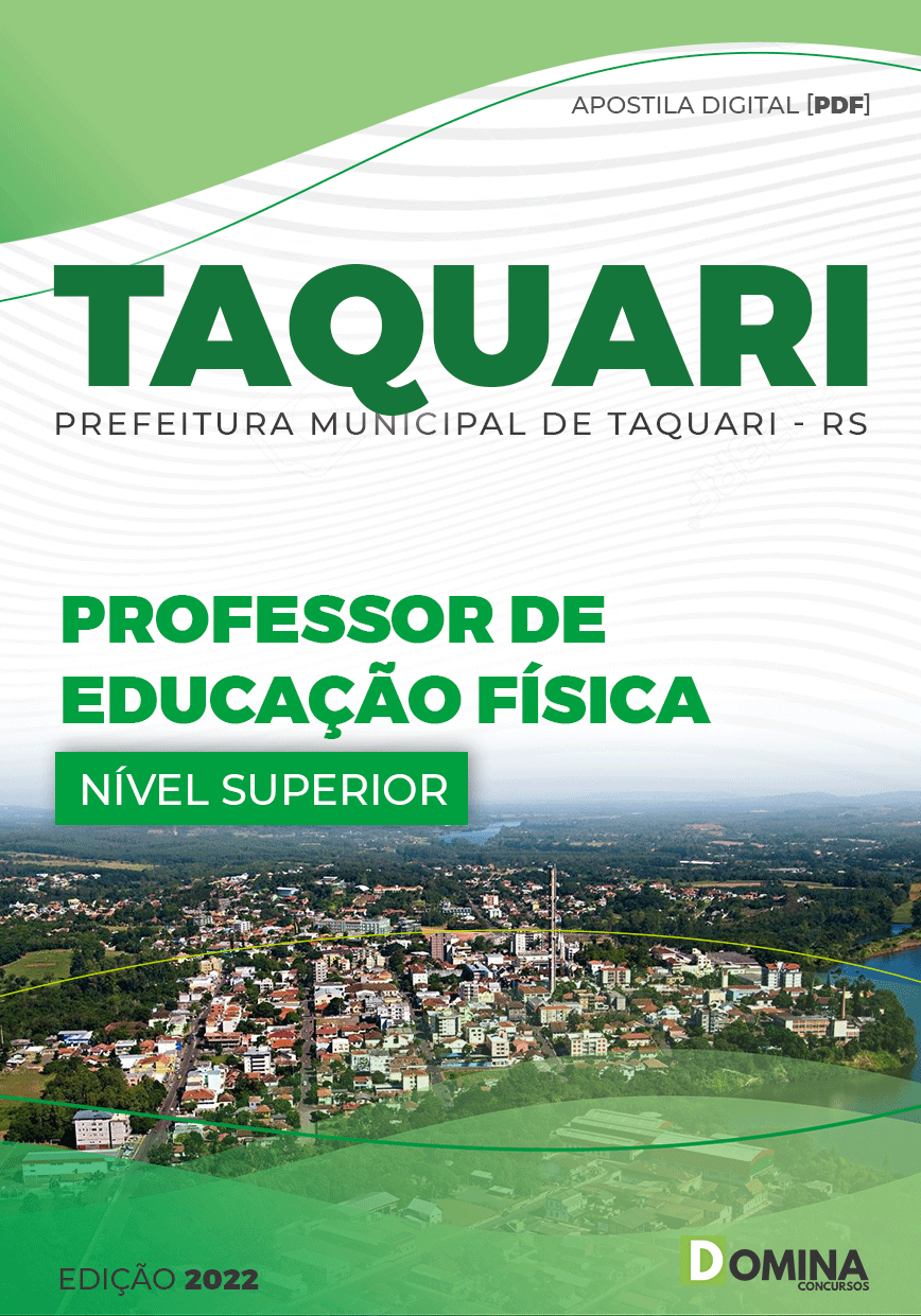 Apostila Concurso Pref Taquari RS 2022 Professor Educação Física