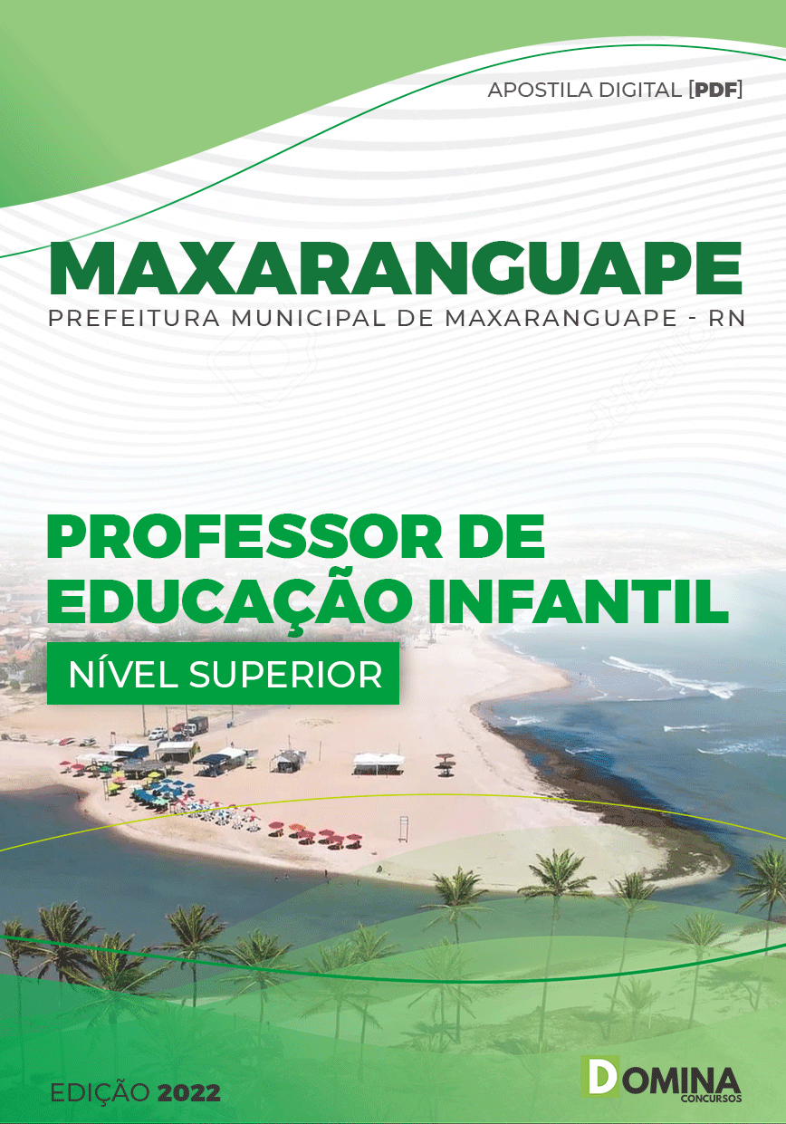 Apostila Pref Maxaranguape RN 2022 Professor Educação Infantil