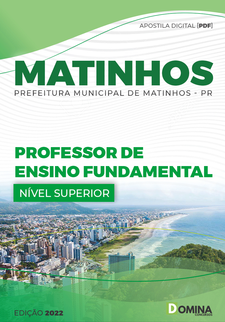 Apostila Pref Matinhos PR 2022 Professor Ensino Fundamental