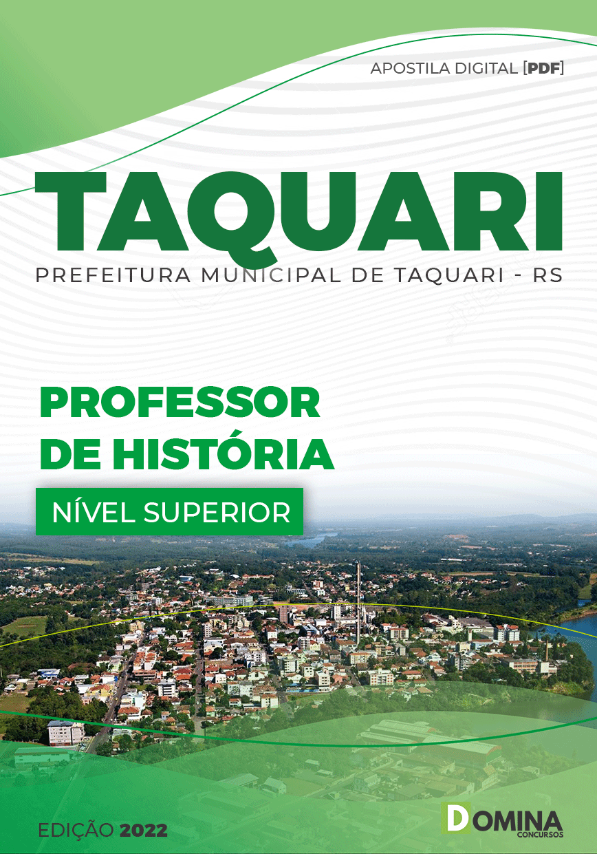 Apostila Concurso Pref Taquari RS 2022 Professor História