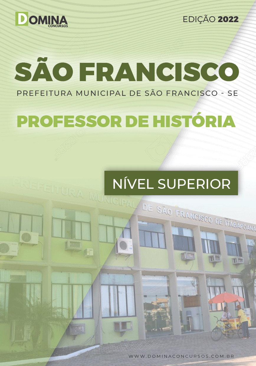 Apostila Digital Pref São Francisco SE 2022 Professor de História