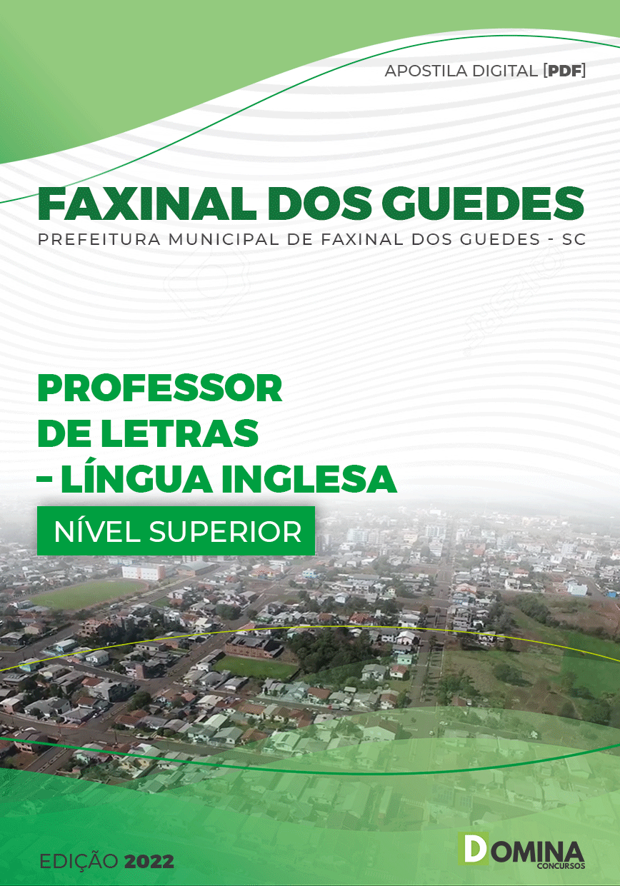 Apostila Pref Faxinal dos Guedes SC 2022 Professor Língua Inglesa