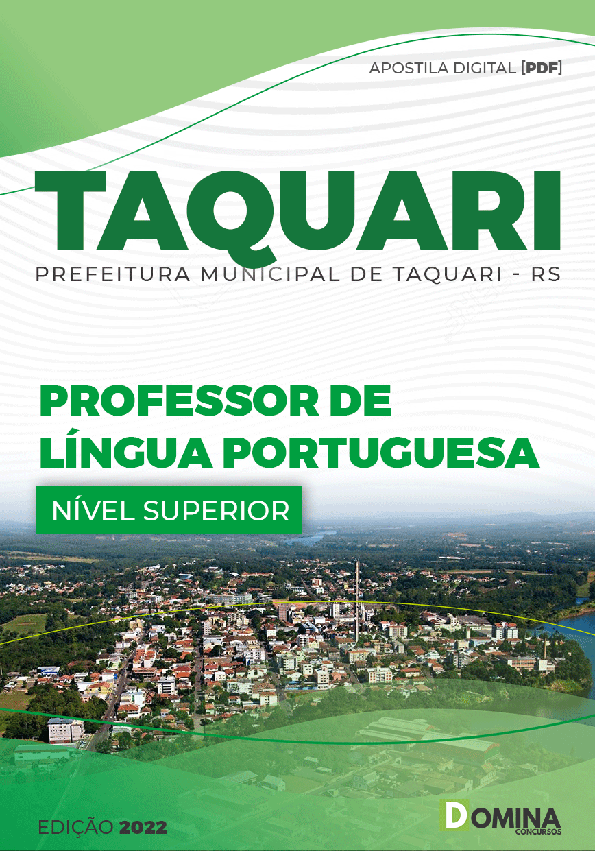 Apostila Concurso Pref Taquari RS 2022 Professor Língua Portuguesa