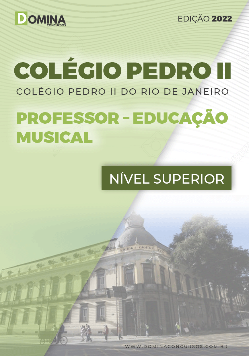 Apostila Colégio Pedro II RJ 2022 Professor Educação Musical