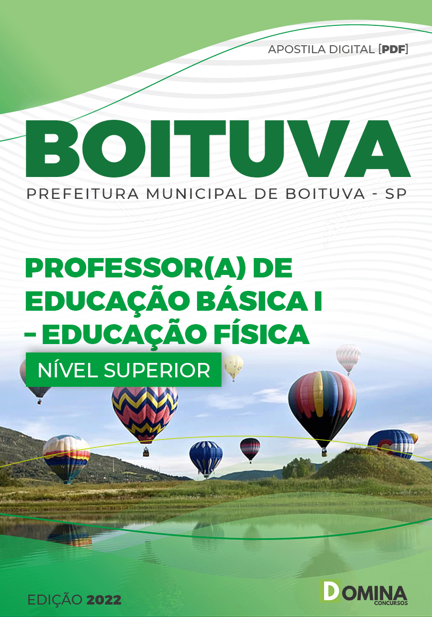 Apostila Pref Boituva SP 2022 Prof ED Básica II Educação Física